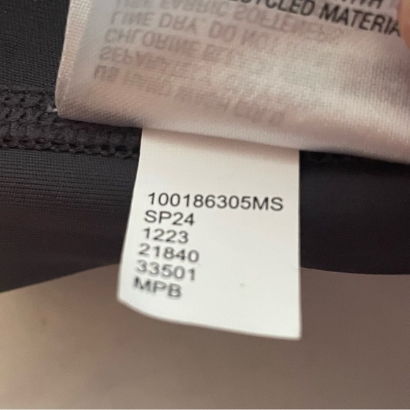 Ideology Black High-Impact Sports Bra with Front Zipper cross back straps L - Picture 9 of 10